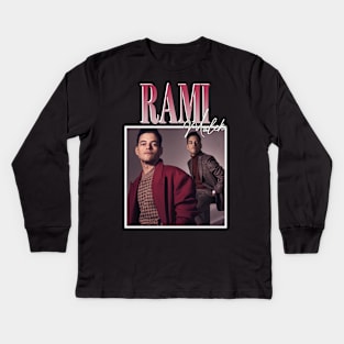 Rami Malek Kids Long Sleeve T-Shirt